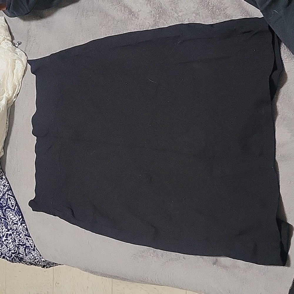 Black Tight Slim Fit Skirt